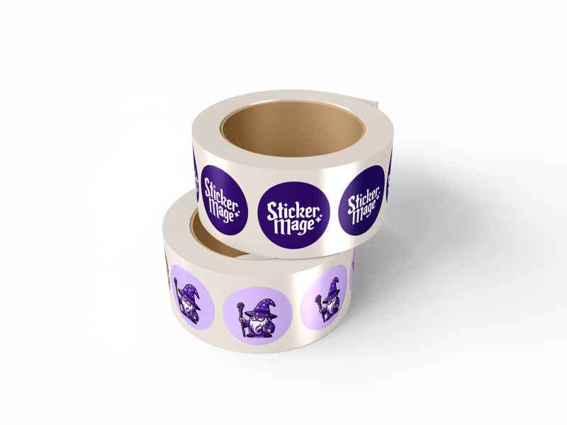 Custom Circle Roll Labels